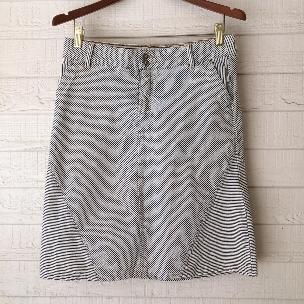 Pilcro Pinstripe Skirt